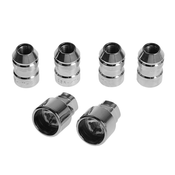 Секретки на колеса L2206 Anmax, гайка 12x1,25, конус, 4 шт. + 2 ключа