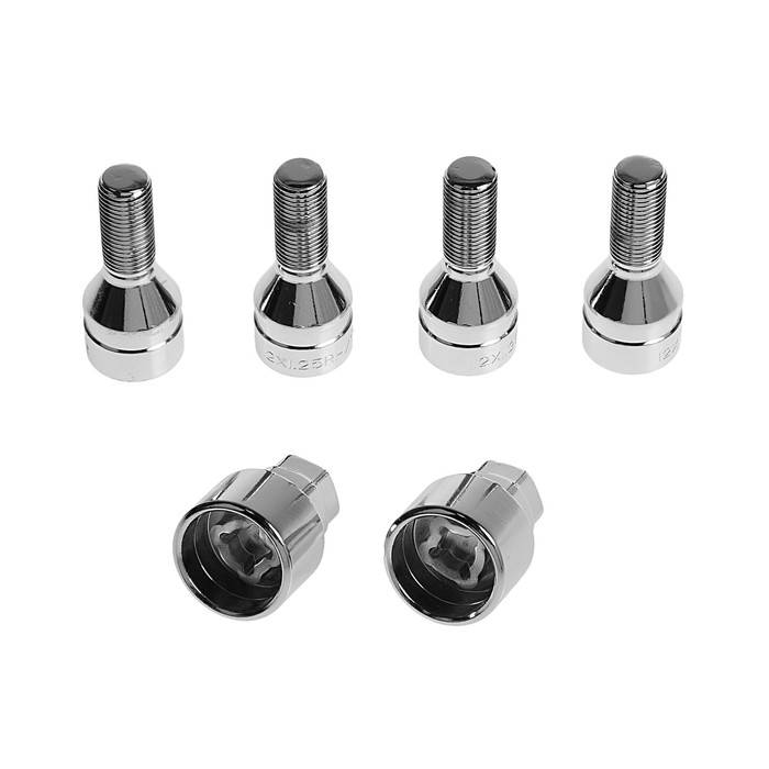 Секретки на колеса автомобиля L1506 Anmax, болт 12x1.25, 2 ключа