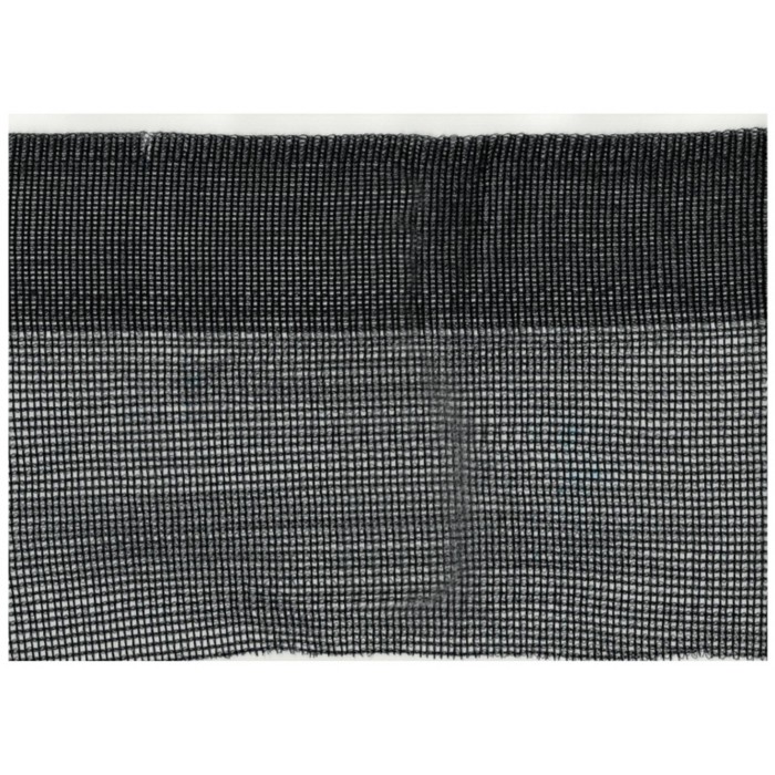 Сетка защитная, 4 × 50 м, плотность 120 г/м², с усиленным краем - 6 см, чёрная
