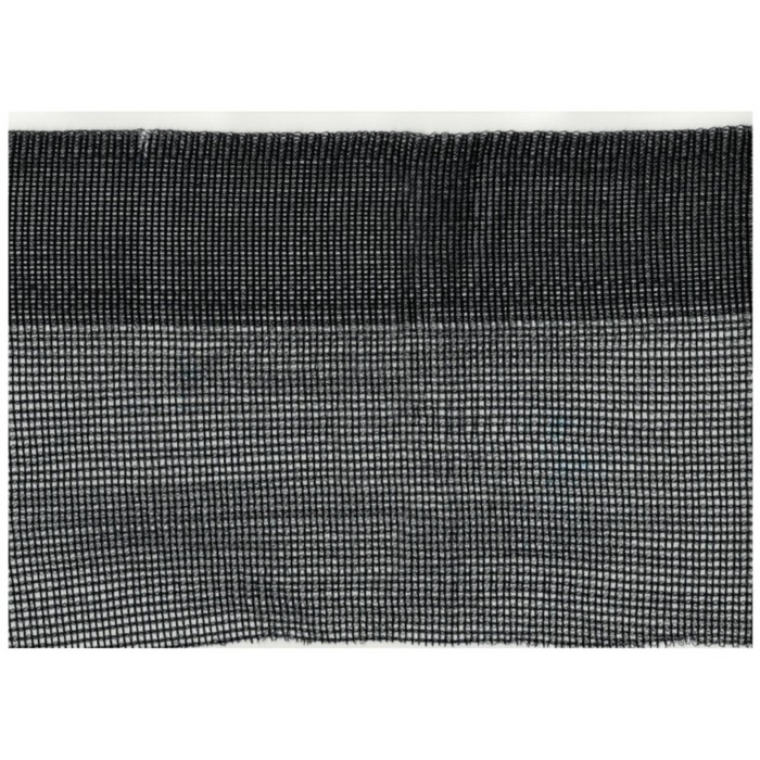 Сетка защитная, 6 × 50 м, плотность 120 г/м², с усиленным краем - 6 см, чёрная