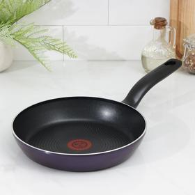 Сковорода Tefal Cook Right, d=24 см, цвет чёрная смородина
