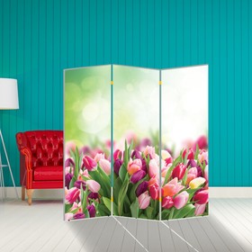 Ширма "Тюльпаны. декор 8" 150 × 160 см в Донецке