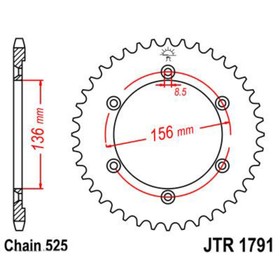 Звезда задняя, ведомая JTR1791 4138542