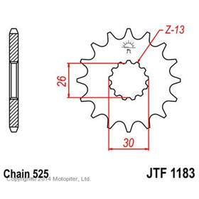 Звезда передняя, ведущая, стальная JTF1183 4138509