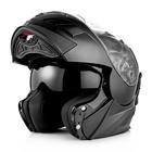 Шлем модуляр ZS-3020 черный глянец, M 4141142