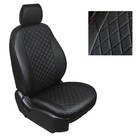 Авточехлы из экокожи ромб для Mazda 3 sd/hb 2004-2013, набор 4129764 - фото 85718