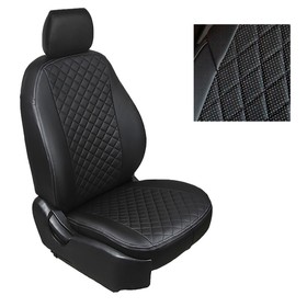 Авточехлы из экокожи ромб для Mazda 3 sd/hb 2004-2013, набор 4129764