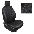 Авточехлы из экокожи ромб для Hyundai Tucson III 2015-н.в., набор 4129766 - фото 85720
