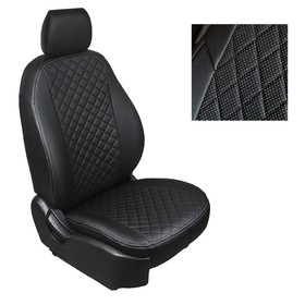 Авточехлы из экокожи ромб для Hyundai Tucson III 2015-н.в., набор 4129766