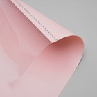 Фетр ламинированный "Письмена", цвет розовый, 52 х 30 см 3811959