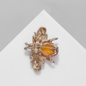 Brooch "Bug honey", colored in gold