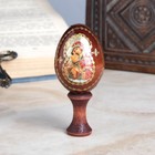 Egg gift "the virgin of Pochaiv", on the stand