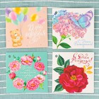 Мешковина с нанесением «С Днём Рождения!» с открытками , 0,5 х 4 м 3967268