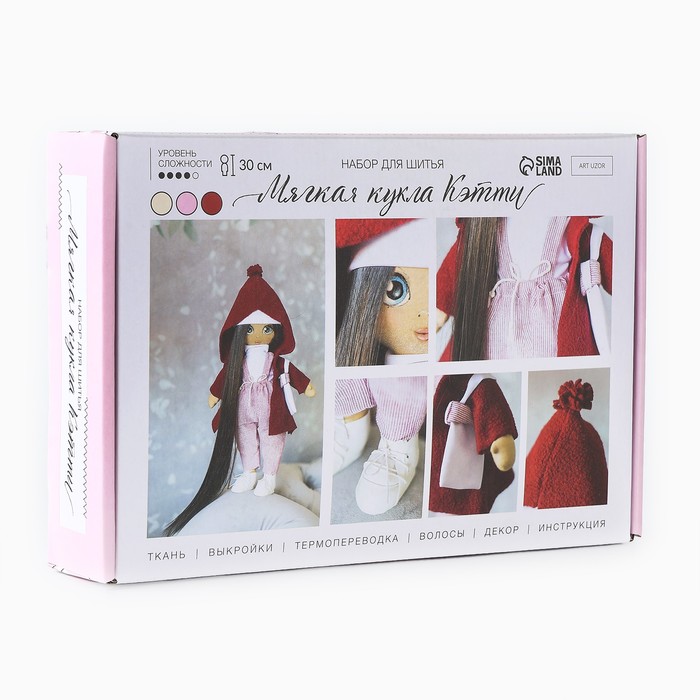 Интерьерная кукла «Кэтти», набор для шитья,15,6 × 22.4 × 5.2 см - фото 4464444