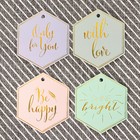 Мешковина с нанесением и открыткой «Be happy», 0.5 × 4 м 3967266