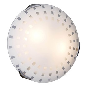 Светильник QUADRO WHITE 2x60Вт E27 хром, белый