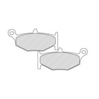 Колодки тормозные дисковые, FERODO FDB2213P 4033257 - фото 86078