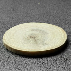 Спил дерева "Акации", круглый, d=4-7 см, h=5 мм (50 шт)