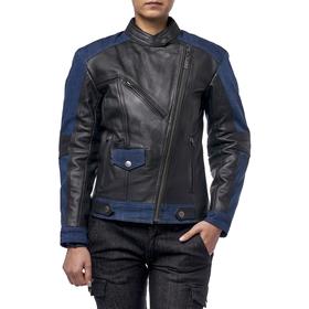 Куртка женская кожаная-джинс Teacher Jeans, L 4164584