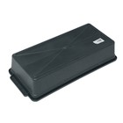 Ящик для рассады, 45 × 20 × 9.5 см, с ручками, 5 л., чёрный 3868687