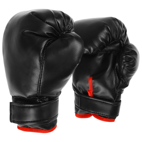 Перчатки боксёрские детские, цвет чёрный