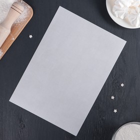 Рисовая бумага для декора торта, 30×21×0,1 см, цвет белый (20 шт)