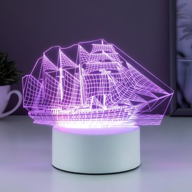 Светильник "Фрегат" LED RGB от сети 9,5х15х16см