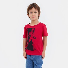 Футболка детская MARVEL "Spider man", рост 110-116 (32), красный
