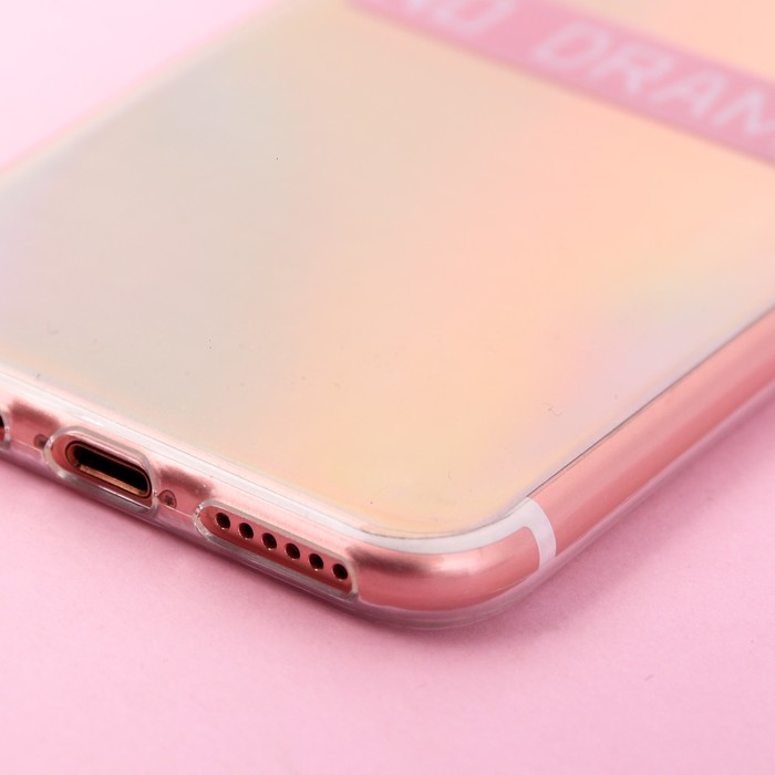 Чехол для телефона iPhone 7 с эффектом No drama, 6.5 × 14 см