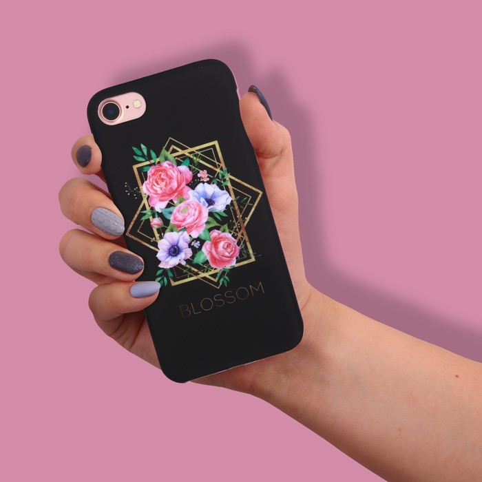 Чехол для телефона iPhone 7 Blossom, soft touch 6.5 × 14 см