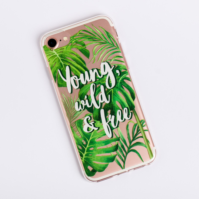 Чехол для телефона iPhone 7 Yang wild and free, 6.5 × 14 см