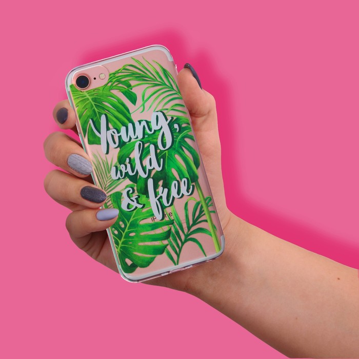 Чехол для телефона iPhone 7 Yang wild and free, 6.5 × 14 см