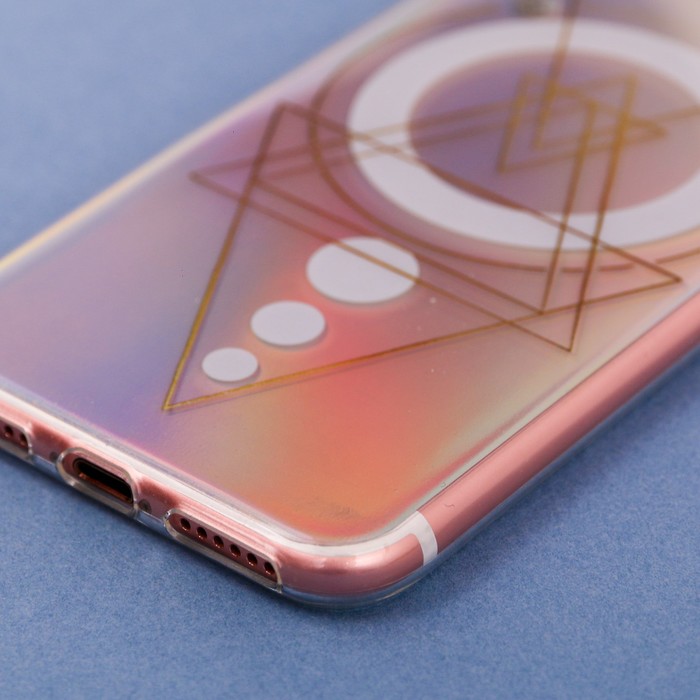 Чехол для телефона iPhone 7 с эффектом Space Odyssey, 6.5 × 14 см