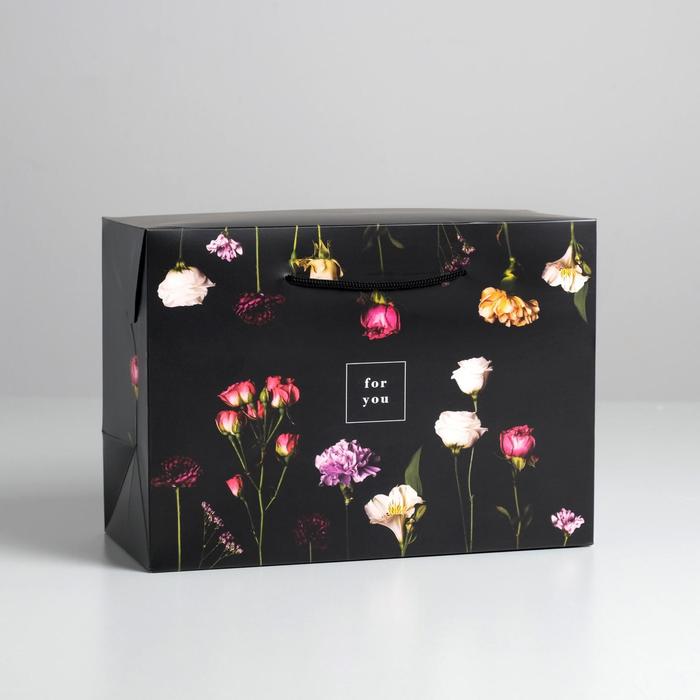 Пакет—коробка For you, 28 × 20 × 13 см