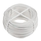 Провод Luazon Lighting, 100 м, ПВС, 2х0.75 мм2, белый, ГОСТ Провод Luazon Lighting, 100 м, ПВС, 2х0.75 мм2, белый, ГОСТ