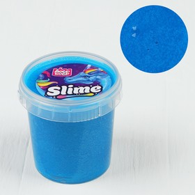 Слайм в ведёрке голубой ароматизированный, 150 мл