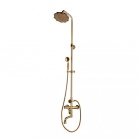 Душевая система Bronze de Luxe 10120PF, излив, тропический душ, ручная лейка, латунь