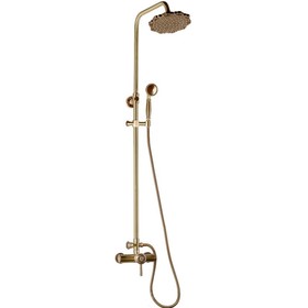 Душевая система Bronze de Luxe 10118/1F, без излива, тропический душ, ручная лейка, латунь