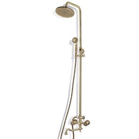 Душевая система Bronze de Luxe 10121DR, излив 25 см, тропический душ, ручная лейка, латунь