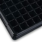 Кассета для рассады, 200 ячеек по 7 мл, чёрная, Greengo 3947031