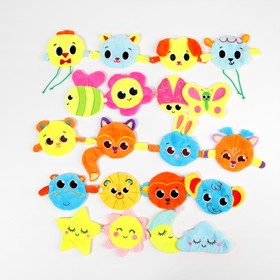 Мягкие развивающие игрушки «Счастливый малыш» (набор 4 штучки), виды МИКС