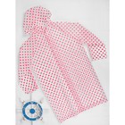Raincoat "Polka dot", red, one size