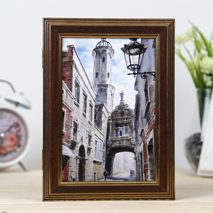 Ключница "Старинная арка" венге 15х21 см  МИКС - фото 798145996