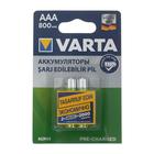 Аккумулятор Varta, Ni-Mh, AAA, HR03-2BL, 1.2В, 800 мАч, блистер, 2 шт. 530957 - фото 11016