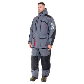 Костюм Siberia, ткань Breathable, цвет серый/чёрный, 48-50/176