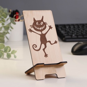 Подставка под телефон «Котик с улыбкой», 7×8×15 см (2 шт)