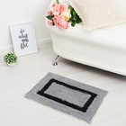 Carpet "DEVI", 40x60 ± 3 cm, the color gray. Carpet "DEVI", 40x60 ± 3 cm, the color gray.