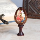Egg gift our lady of Iversk, on the stand Egg gift our lady of Iversk, on the stand