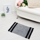 Carpet "DEVI", 40x60 ± 3 cm, the color gray. Carpet "DEVI", 40x60 ± 3 cm, the color gray.