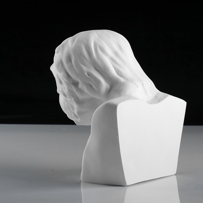 Гипсовая фигура, Бюст неандертальца «Мастерская Экорше», 17х15,5х19,5 см